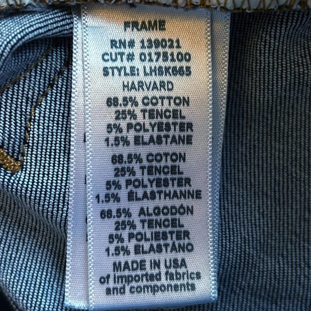 FRAME Le High Skinny Harvard Wash Jeans 26 - Picture 8 of 16